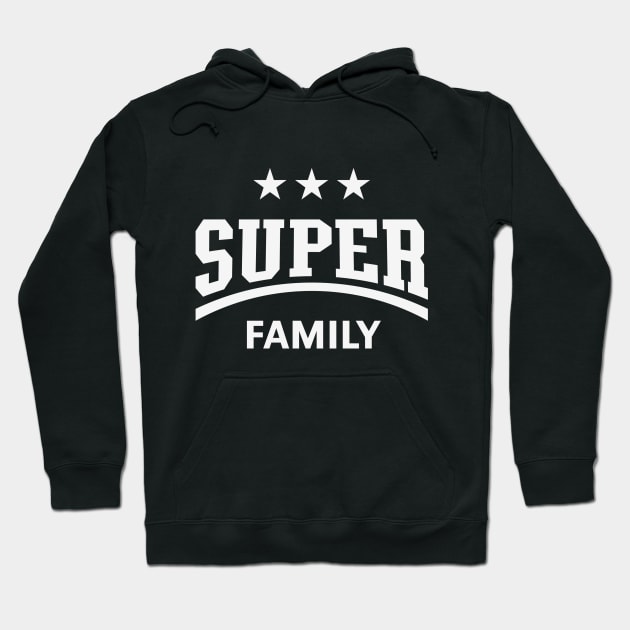 Super Family (White) Hoodie by MrFaulbaum